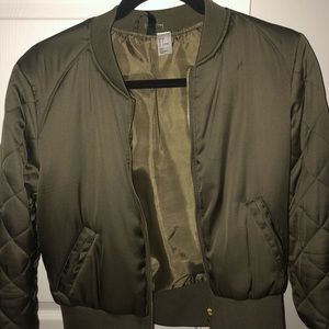 Army Green H&M bomber jacket